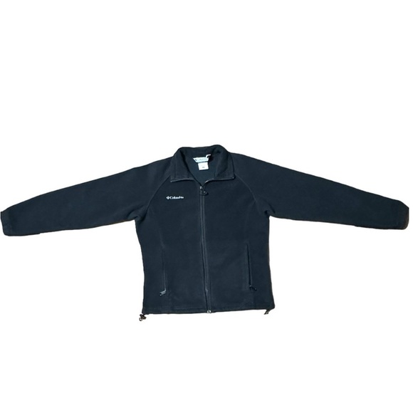 Columbia Women’s Size Medium Black Long Sleeve Zip Up Sportswear Fleece Jacket - Picture 5 of 15